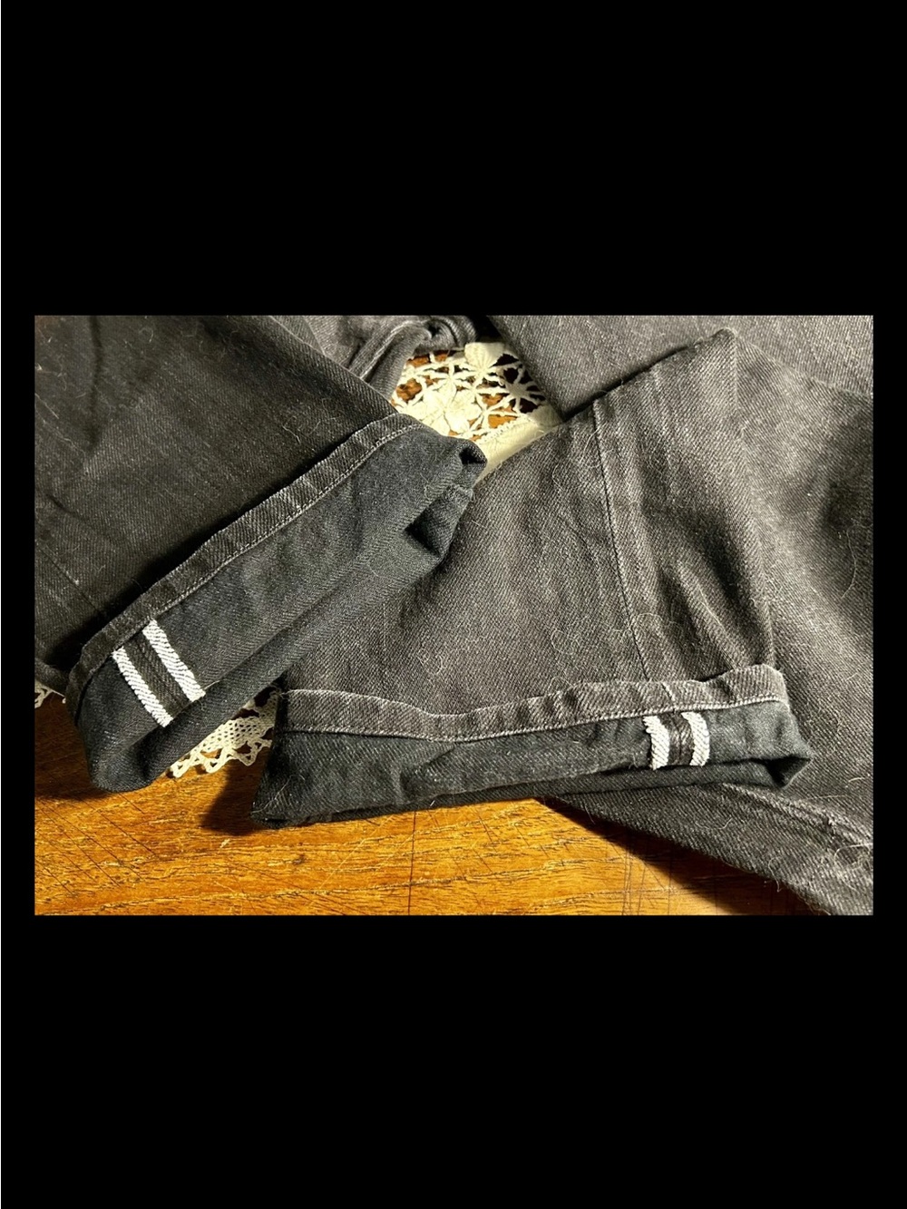 Rag&bone Men's Raw Selvedge black jeans size 31 made in the USA - Picture 6 of 9